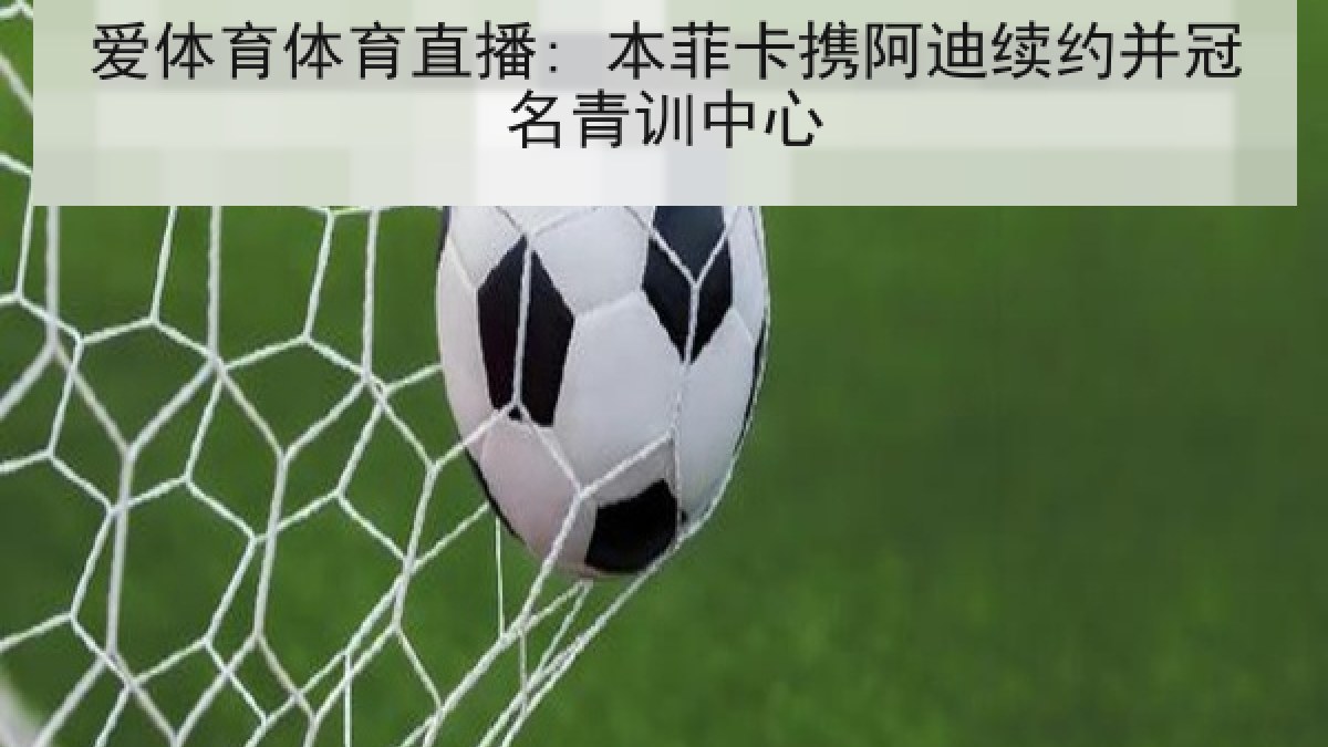 爱体育体育直播: 本菲卡携阿迪续约并冠名青训中心